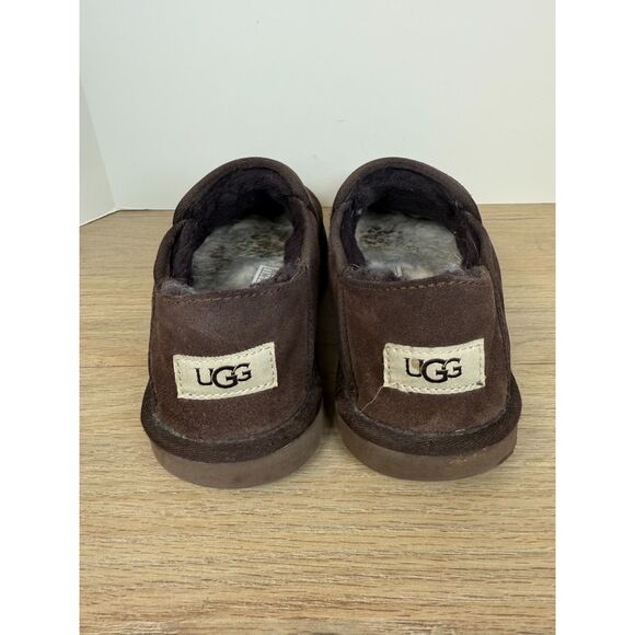 UGG Men's Kenton Size 7 Brown Slippers Slip On Casual Round Toe - Picture 4 of 8